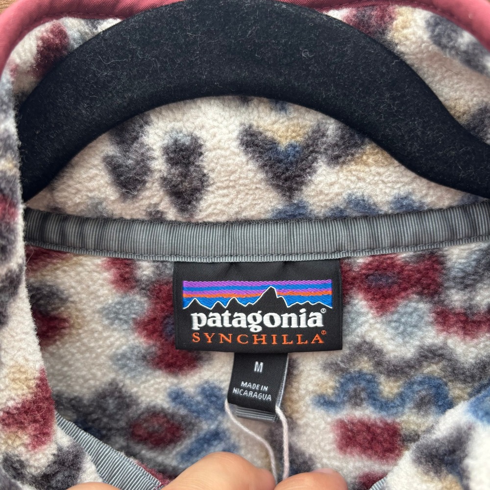 Patagonia Synchilla Fleece Pullover Mens Medium Multi Color Excellent Aztec - Picture 2 of 4